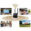 ASUS 4G-N16, Modem Router LTE, Velocità Internet Fino a 150Mbps, Connessione WiFi Ultraveloce, 3G e 4G, Porta Ethernet, configurazione semplice, compatibile con le sim di tutti gli operatori, Nero ASUS