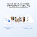 EZVIZ CB2 1080P - Telecamera di sorveglianza WiFi per interni senza fili, batteria 2000 mAh, videocamera per bambini WiFi 2.4 Ghz, rilevamento persona, 5 m visione notturna, audio bidirezionale, tipo EZVIZ