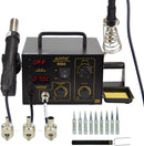 Stazione di saldatura ad aria calda digitale, nera Aoyue 888A 2 in 1 2K GAMES