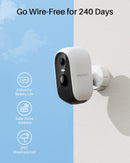 Telecamere di sicurezza wireless per esterni, interni, sistema di sorveglianza domestica, 2K, senza canone mensile, allarme movimento, visione notturna, WiFi 2.4/5 GHz, compatibile con Alexa e WUUK