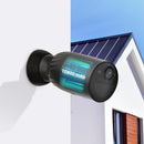 EZVIZ Telecamera di sorveglianza della batteria per esterni, telecamera WLAN 4K con modalità AOV, rilevamento KI persona/veicolo, difesa attiva e visione notturna del colore, BC1c EZVIZ