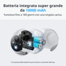 SwitchBot Telecamera di sicurezza wireless 2K, impermeabile per esterni con funzionamento a batteria da 10000 mAh, visione notturna a colori, rilevamento del movimento AI umano/animale, compatibile SwitchBot