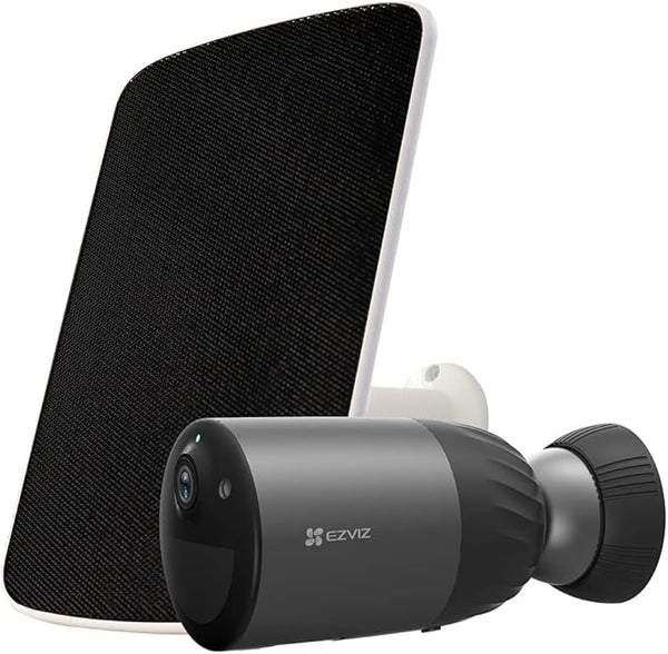 EZVIZ BC1C Telecamera Wi-Fi Esterno Senza Fili piu  pannello solare 1080p  Visione Notturna a Colori, Alexa, Modello eLife ezviz