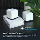 Mercusys TP-Link Halo H1900G(3-pack) Router WiFi Mesh Dual Band AC1900Mbps, 3 Pezzi con Copertura fino a 550㎡, 3 Porte Gigabit Ethernet, Modalità Router e Access Point, Parental Control MERCUSYS