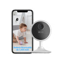EZVIZ Telecamera di sorveglianza WiFi interna con batteria, Camera di sicurezza IP 1080P, Rilevamento di persone, Audio bidirezionale, Supporto di schede fino a 512GB, Compatibile con Alexa, CB1 EZVIZ