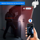 Hiseeu 5MP 360° Telecamera wifi Esterno con Visione Notturna a Colori,5MP PTZ 5X Zoom Digitale IP telecamera di Sorveglianza,Audio Bidirezionale,Tracciamento Automatico,Rilevamento del Umano,IP66 Hiseeu