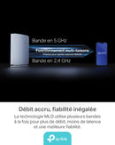 TP-Link Wi-Fi 7 Archer BE450 Router Wi-Fi BE7200Mbps, 1×Porta WAN/LAN 10 Gbps, 1×Porta WAN/LAN 2.5 Gbps, Molteplici Opzioni di Installazione, MU-MIMO, 4K-QAM, OFDMA, MLO, VPN, non supporta xDSL TP-Link