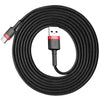 Cavo USB A con USB C Baseus Cafule Nero 2 m-7