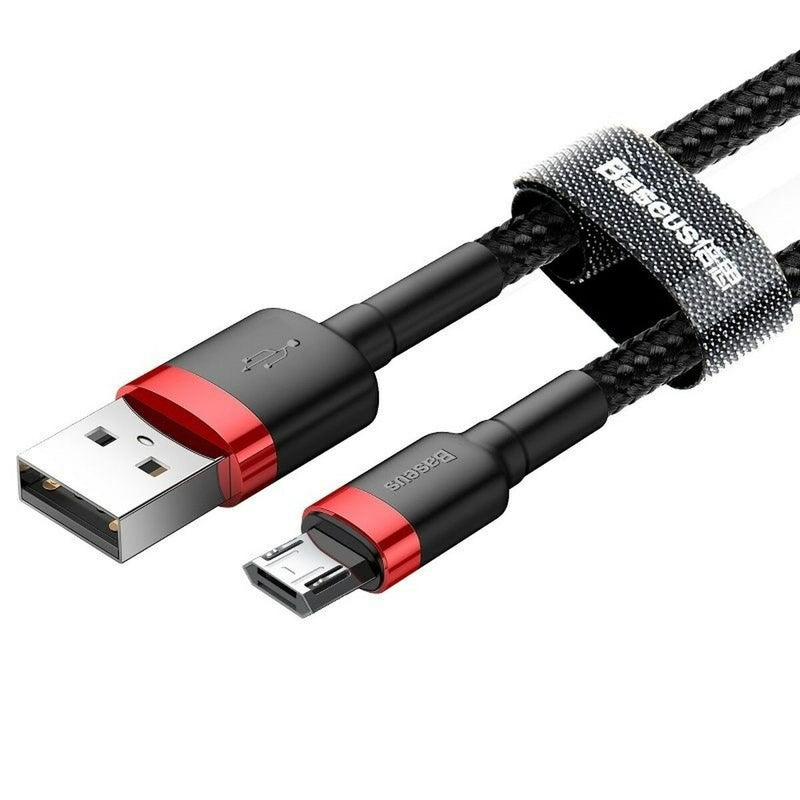 Cavo da USB a micro USB Baseus Cafule Nero Rosso 2 m-2