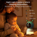 BOIFUN 2K Baby Monitor WiFi, Telecamera 360° con Luci Notturne e Display LCD 5" 3MP, Controllo da App e Monitor, Auto Tracking, Rilevamento Movimento e Suono IA BOIFUN