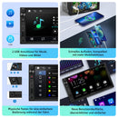 Eonon 7 pollici, sistema operativo Linux, doppio DIN, wireless, CarPlay, Android Auto,supporto DSP, Type-C, ricarica rapida, MirrorLink, ingresso/uscita video, ingresso AUX con telecamera di backup X3 Eonon