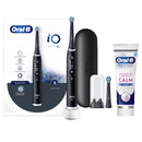 Oral-B Spazzolino Elettrico Ricaricabile iO6 Nero Con Custodia Da Viaggio, 1 Spazzolino + 1 Dentifricio Sensibilità e Gengive Calm 75ml Oral-B