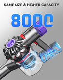 Batteria  Dyson V8, 8000mAh Batteria di Ricambio per Dyson V8 Absolute Fluffy Animal SV10 Motorhead Slim Fluffy Total Clean Extra con 2  Filtri morpilot