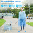 BEENOZO [ 8X Zoom ] 4K 5Dbi Telecamera Wi-Fi Esterno Batteria senza fili,360°PTZ Videocamera Sorveglianza con Pannello Solare,Visione Notturna a Colori,Rilevazione di Movimento PIR,Audio a 2 Vie,IP66 BEENOZO