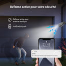 EZVIZ Telecamera di sorveglianza della batteria per esterni, telecamera WLAN 4K con modalità AOV, rilevamento KI persona/veicolo, difesa attiva e visione notturna del colore, BC1c EZVIZ