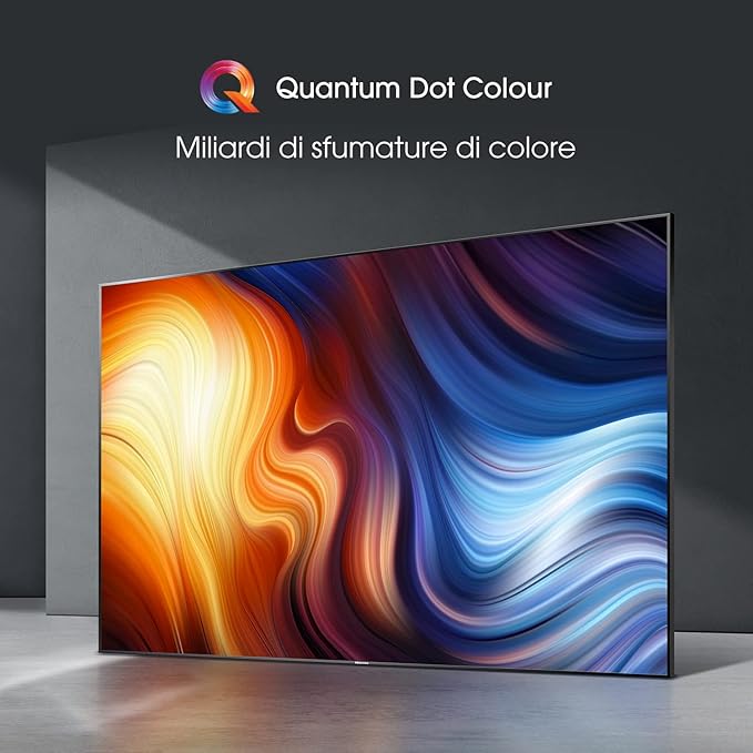 Hisense 55" ULED UHD 55U71HQ, Smart TV VIDAA 6.0, HDR Dolby Vision, ADS, Controlli vocali Alexa Built in/Google Assistant, Hisense