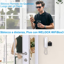 Serratura Smart,Serratura Impronta Digitale,con Password WELOCK ToucA51,Carta RFID,Bluetooth APP e WiFi,serratura elettronica impermeabile IP65,Smart Lock Facile Installazione,Serratura Porta Blindata WE.LOCK