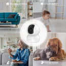 EZVIZ TY2 Telecamera da Interno Wifi IP Camera 1080p Grandangolare Visione Notturna Avviso Movimento Audio ad due vie Grandangolare App Mobile Compatibile con Alexa EZVIZ