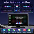 DYWSWINN 9" Wireless A-pple Carplay & Android Car, with IPS Carplay Display, Digital Receiver, Siri/G-oogle, GPS Navigation, Bluetooth, Mirror Link, FM, AUX, Touchscreen Autoradio for All Vehicles DYWSWINN