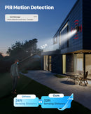SIIOOE Telecamera WiFi Esterno senza Fili Solare: 2K Telecamera Batteria Visione Notturna Colori - Videocamera Sorveglianza Esterno Rilevamento Umano Pir Videosorveglianza IP66 SIIOOE