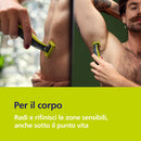 Philips OneBlade QP2834/31 - Regolabarba elettrico 360 autentico, per viso nuovo con scatola danneggiato Philips