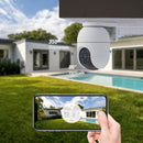 EZVIZ Telecamera Wi-Fi Esterno 1080p, Telecamera Motorizzata per Esterni con Copertura a 360°, Visione Notturna a Colori, Rilevamento di Persone, Tracciamento Automatico, Alexa/Google, C8c 2MP EZVIZ