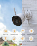 Imou Telecamera WiFi Esterno, 5MP Videocamera Sorveglianza da Esterno Telecamera di Sicurezza con Rilevamento Umano, Impermeabile IP67, Visione Notturna 30m, Compatibile con Alexa, 2,4g, Bullet 2C 5MP Imou