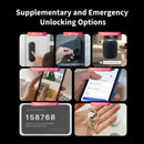 Aqara Serratura Smart U200 (Tastiera Fingerprint Inclusa), Matter over Thread, Apple Home Key e Batteria Ricaricabile, Supporta Apple Homekit, Google Home, Alexa e SmartThings, Argento Aqara