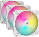 Corsair iCUE AR120 RGB Digital 120mm Compatibile con ARGB Ventole  Confezione da Tre - Bianco Corsair