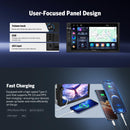 Eonon Autoradio Android 14 da 7 pollici, doppio DIN, sistema di navigazione GPS da 3+32GB, CarPlay, Android Auto, mirroring dello schermo, Bluetooth, touchscreen WiFi DSP USB telecamera posteriore UX7 Eonon
