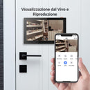 EZVIZ Schermo intelligente interno, touchscreen a colori da 7" senza fili con batteria da 4600 mAh, audio a 2 vie e vista dal vivo, facile da installare, SD7 EZVIZ