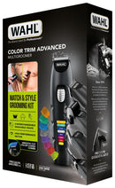 Wahl Color Trim Advanced Multigroomer, innovativi pettini di Guida codificati a Colori, 240 Minuti di Funzionamento, Caricatore USB, Ideale per Palestra e Viaggi, Lame affilate di precisione Wahl