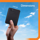 WD 2TB Elements Hard Disk Esterno Portatile, USB 3.2 Gen 1 SuperSpeed/USB 3.0, Espandibilità plug-and-play, Formatto per Windows, Nero