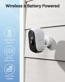WUUK Fotocamera esterna aggiuntiva, richiede stazione base, telecamere di sicurezza domestica wireless per esterni, 2K HD, nessun canone mensile, IP67, compatibile con Alexa e Google WUUK