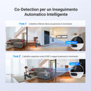 EZVIZ C7 Telecamera Wi-Fi Interno 4MP con Doppia Lente, Videocamera Sorveglianza Interno a 360°, Rilevamento di Persone/Animali, Audio Bidirezionale, Visione Notturna, Modalità Pattugliamento/Privacy EZVIZ