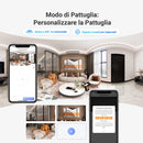 EZVIZ C7 Telecamera Wi-Fi Interno 4MP con Doppia Lente, Videocamera Sorveglianza Interno a 360°, Rilevamento di Persone/Animali, Audio Bidirezionale, Visione Notturna, Modalità Pattugliamento/Privacy EZVIZ
