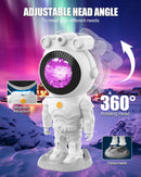 Proiettore Cielo Stellato Astronaut con Luna - 17 Modalità di Illuminazione Aurora, Lampada Aurora Boreale Modalità Festa, Telecomando con Timer, Decorazione per la Camera per Bambini e Adulti MYSTILUCK