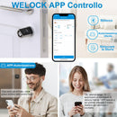 Serratura Smart,Serratura Impronta Digitale,con Password WELOCK ToucA51,Carta RFID,Bluetooth APP e WiFi,serratura elettronica impermeabile IP65,Smart Lock Facile Installazione,Serratura Porta Blindata WE.LOCK