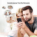 BOIFUN 2K Baby Monitor WiFi, Telecamera 360° con Luci Notturne e Display LCD 5" 3MP, Controllo da App e Monitor, Auto Tracking, Rilevamento Movimento e Suono IA BOIFUN
