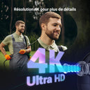EZVIZ Telecamera di sorveglianza della batteria per esterni, telecamera WLAN 4K con modalità AOV, rilevamento KI persona/veicolo, difesa attiva e visione notturna del colore, BC1c EZVIZ