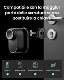 SwitchBot WiFi Smart Lock Ultra con Tastierino piu impronta e Riconoscimento Facciale 3D, Serratura Smart con Impronte Digitali, Serratura Elettronica con Batteria Ricaricabile, Adatta a Matter, Alexa, Google switchbot