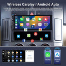 Hodozzy Wireless Carplay Autoradio 1 Din Android Auto con 6.86 Pollici IPS Schermo, Stereo Auto Bluetooth, Touchscreen con Mirror Link/FM/USB/AUX/SWC/Controllo Vocale+ Telecamera Retromarcia Hodozzy
