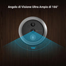 EZVIZ Campanello Digitale con Schermo Tattile a Colori da 4,3'' Videocitofono Senza Fili con Batteria Ricaricabile da 4600 mAh, Rilevamento del Movimento PIR, Audio Bidirezionale, Modello CP4