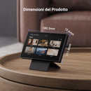 EZVIZ Schermo intelligente interno, touchscreen a colori da 7" senza fili con batteria da 4600 mAh, audio a 2 vie e vista dal vivo, facile da installare, SD7 EZVIZ