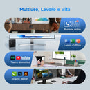 BMAX Mini PC B1 8 GB LPDDR4 128 GB eMMC W-11 Gemini Lake N4000 (fino a 2,6 GHz) Display a doppio schermo Supporta HDMI 4K, WiFi 5 2.4G/5G, Bluetooth 5.0 PC domestico computer da ufficio BMAX