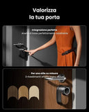 SwitchBot WiFi Smart Lock Ultra con Tastierino piu impronta e Riconoscimento Facciale 3D, Serratura Smart con Impronte Digitali, Serratura Elettronica con Batteria Ricaricabile, Adatta a Matter, Alexa, Google switchbot