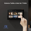 EZVIZ Schermo intelligente interno, touchscreen a colori da 7" senza fili con batteria da 4600 mAh, audio a 2 vie e vista dal vivo, facile da installare, SD7 EZVIZ