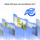 EZVIZ Telecamera di sorveglianza della batteria per esterni, telecamera WLAN 4K con modalità AOV, rilevamento KI persona/veicolo, difesa attiva e visione notturna del colore, BC1c EZVIZ