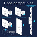 Tedee GO2 Alu - Serratura intelligente retrofit per porta, serratura digitale con blocco automatico e app, sicurezza Smart lock accesso senza chiave tedee