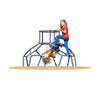 Parco giochi Dome Climber (118 x 170 x 170 cm)-2